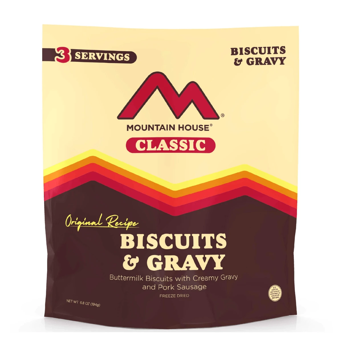 Mountain House Classic Biscuits & Gravy Freeze Dried Meal 5 Mountain House Classic Biscuits & Gravy Freeze Dried Meal - Image 3