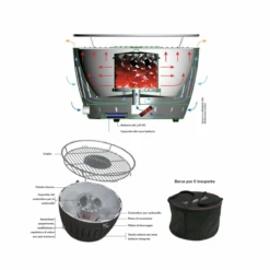 LotusGrill XL Portable Barbecue Grill -Outdoor Adventure Shop 1418177 1200 auto