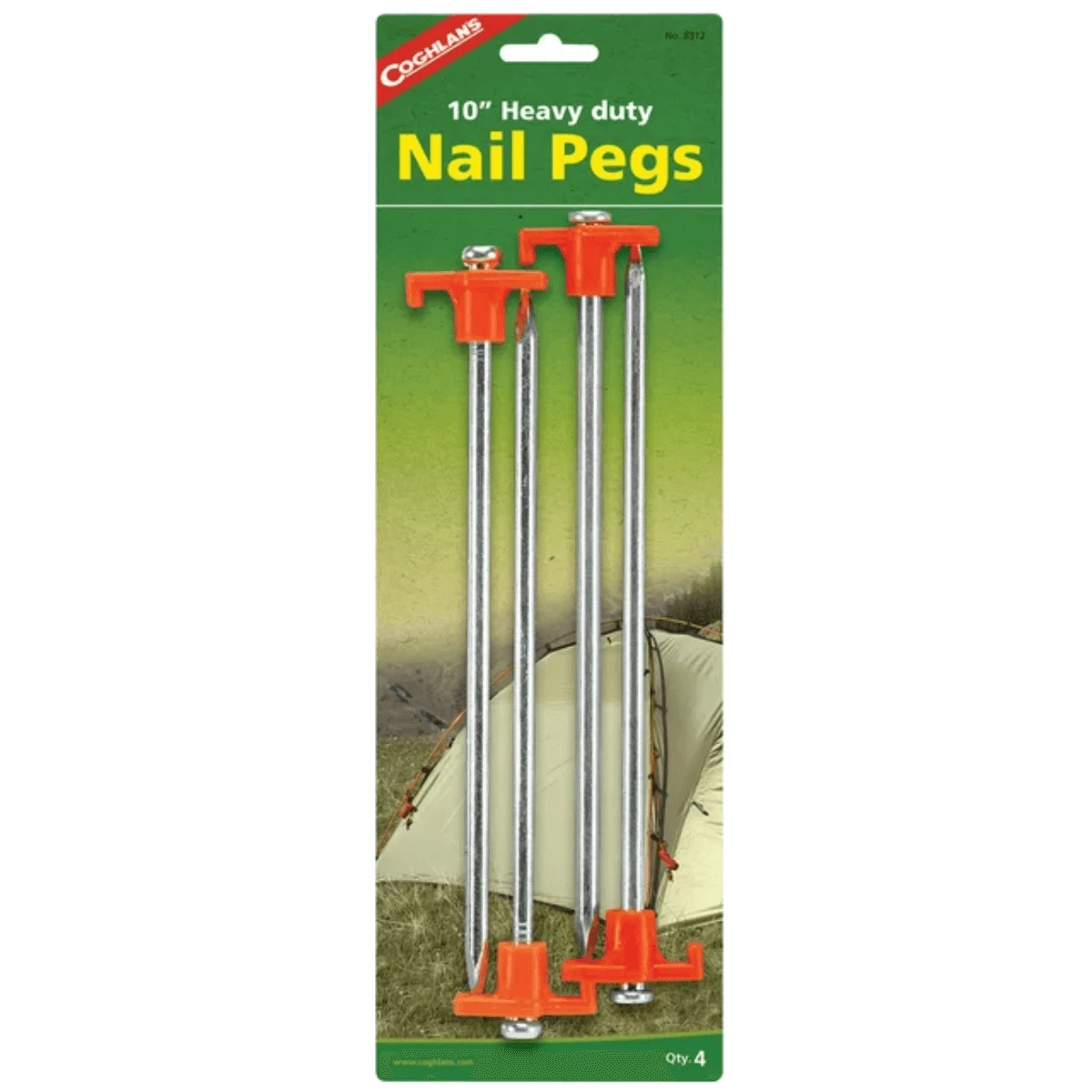 Coghlan's Stake Nail Pegs (4 Pack) 4 Coghlan's Stake Nail Pegs (4 Pack) - Image 2