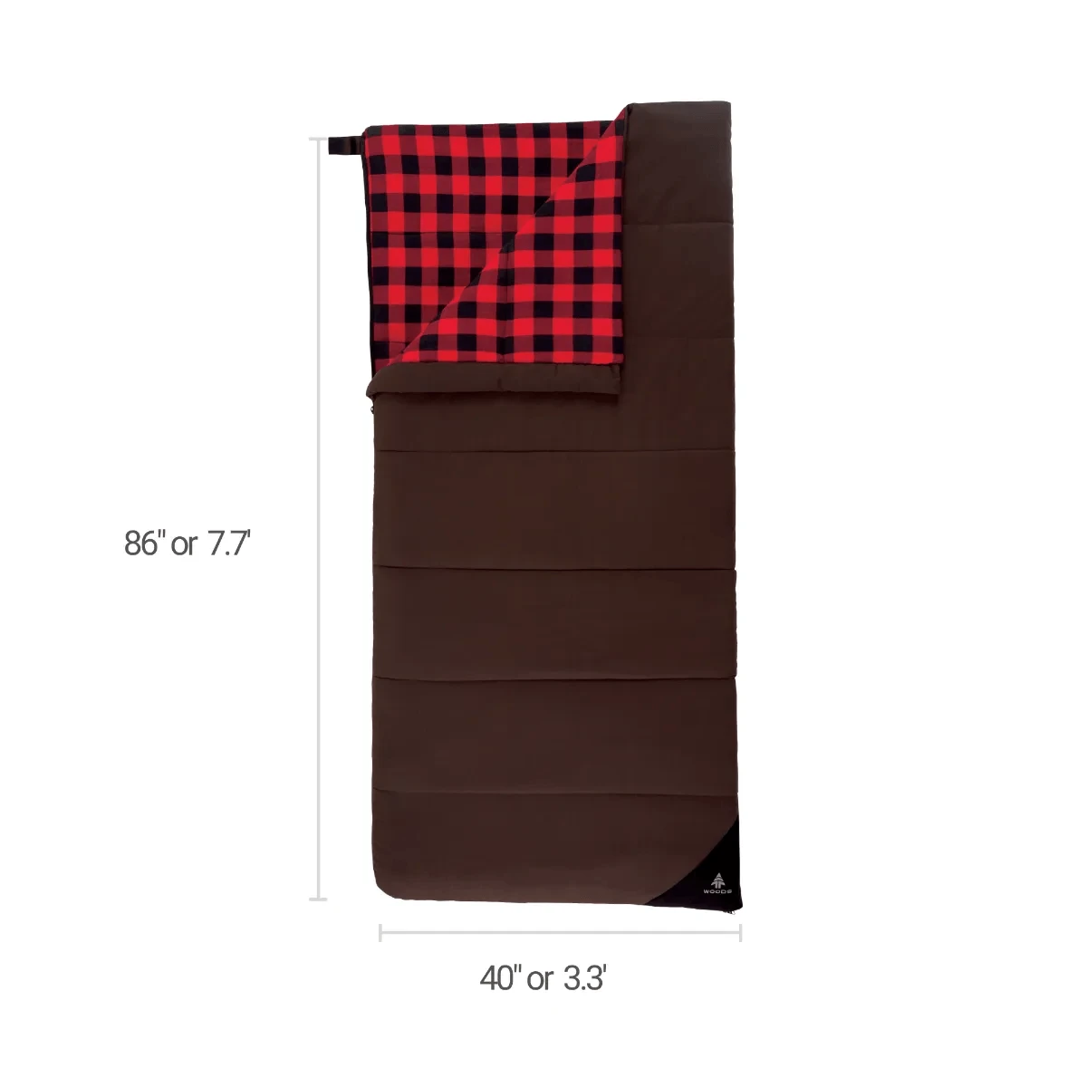 Woods Heritage Cotton Flannel 32° Sleeping Bag 4 Woods Heritage Cotton Flannel 32° Sleeping Bag - Image 2