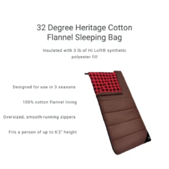 Woods Heritage Cotton Flannel 32° Sleeping Bag 16 Woods Heritage Cotton Flannel 32° Sleeping Bag -Outdoor Adventure Shop 1604295 1200 auto
