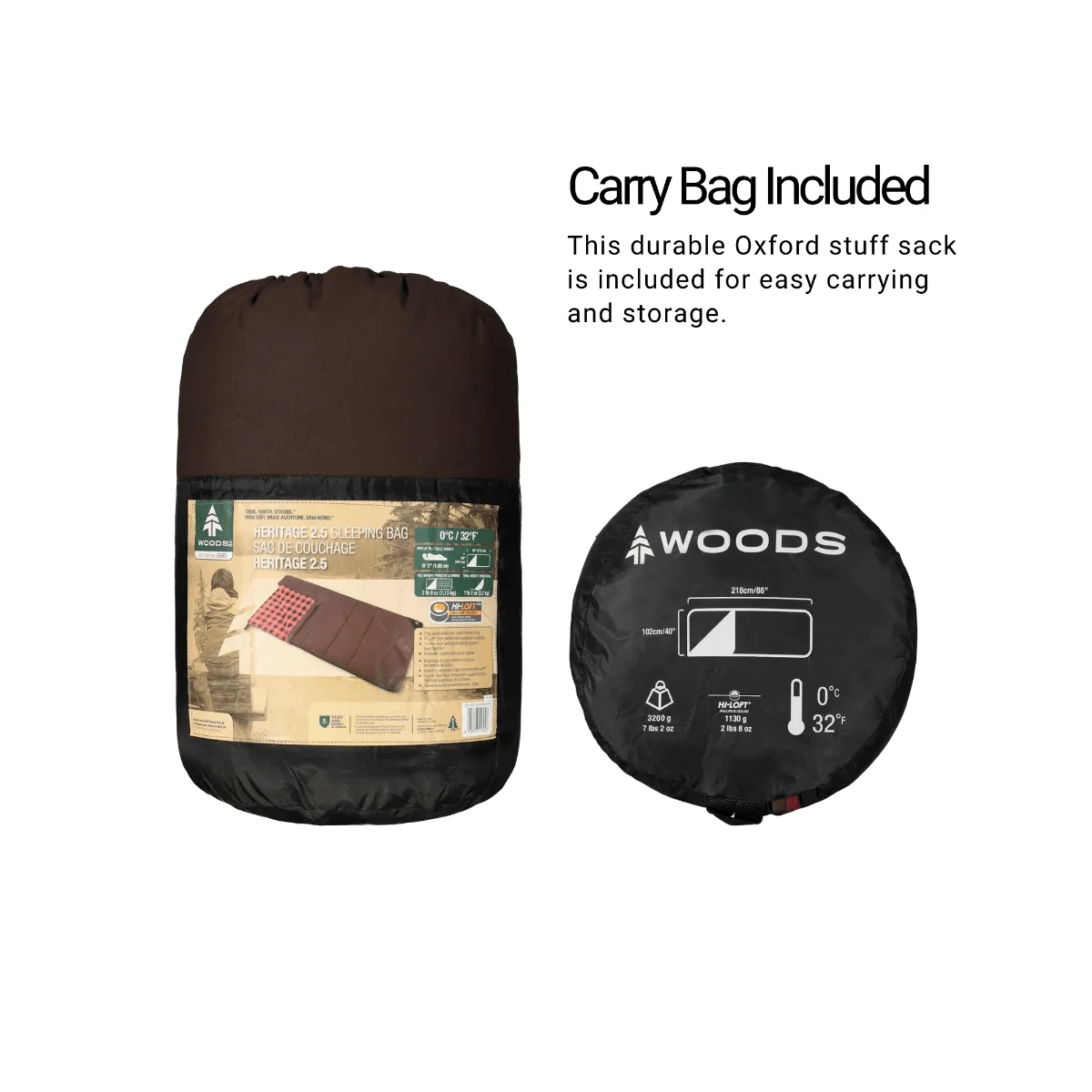 Woods Heritage Cotton Flannel 32° Sleeping Bag 11 Woods Heritage Cotton Flannel 32° Sleeping Bag - Image 9