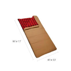 Woods Heritage Cotton Flannel 5° Sleeping Bag -Outdoor Adventure Shop 1604524 1200 auto