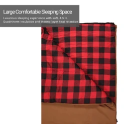 Woods Heritage Cotton Flannel 5° Sleeping Bag -Outdoor Adventure Shop 1604527 1200 auto