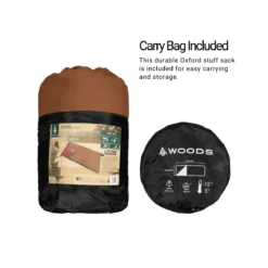 Woods Heritage Cotton Flannel 5° Sleeping Bag -Outdoor Adventure Shop 1604530 1200 auto