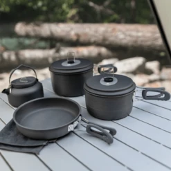 Woods Selkirk Anodized 4-Piece Cook Set -Outdoor Adventure Shop 1604656 1200 auto