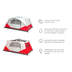 Outbound QuickCamp 3-Season Instant Camping Cabin Tent W/ Rain Fly & Carry Bag -Outdoor Adventure Shop 1607801 1200 auto
