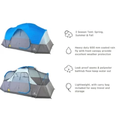 Outbound 8-Person Dome Tent W/ Rain Fly & Carry Bag -Outdoor Adventure Shop 1607866 1200 auto