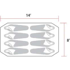 Outbound 8-Person Dome Tent W/ Rain Fly & Carry Bag -Outdoor Adventure Shop 1607873 1200 auto