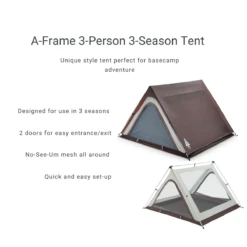 Woods A-Frame 3-Person 3-Season Tent -Outdoor Adventure Shop 1607926 1200 auto