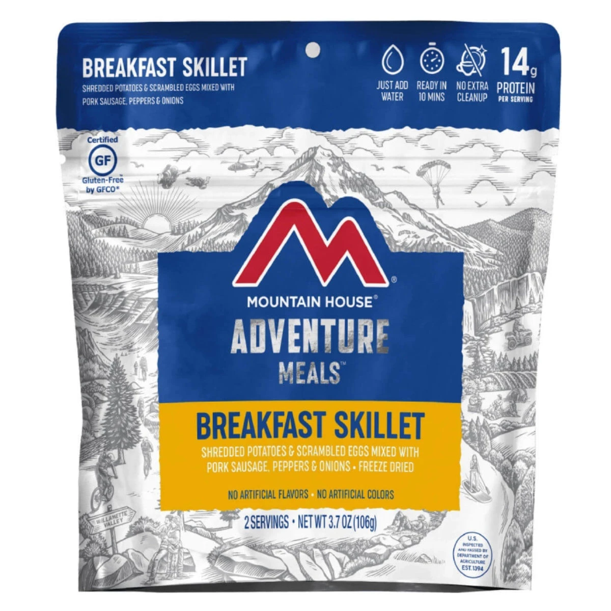 Mountain House Breakfast Skillet Freeze Dried Meal 4 Mountain House Breakfast Skillet Freeze Dried Meal - Image 2