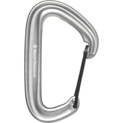 Black Diamond LiteWire Carabiner 18 Black Diamond LiteWire Carabiner -Outdoor Adventure Shop Black Diamond LITEWIRE CARABINER GRAY