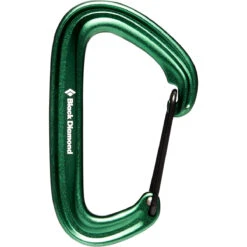 Black Diamond LiteWire Carabiner 15 Black Diamond LiteWire Carabiner -Outdoor Adventure Shop Black Diamond LITEWIRE CARABINER GREEN