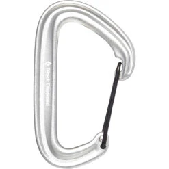 Black Diamond LiteWire Carabiner 14 Black Diamond LiteWire Carabiner -Outdoor Adventure Shop Black Diamond LITEWIRE CARABINER LIGHT GRAY