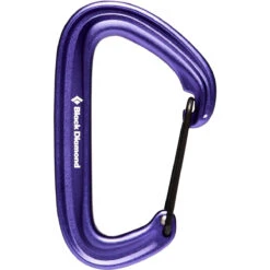 Black Diamond LiteWire Carabiner 20 Black Diamond LiteWire Carabiner -Outdoor Adventure Shop Black Diamond LITEWIRE CARABINER PURPLE