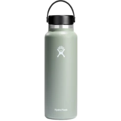 Hydro Flask 40 Oz Wide Mouth Water Bottle -Outdoor Adventure Shop Hydro Flask Wide Mouth 40 Oz Insulated Bottle Agave