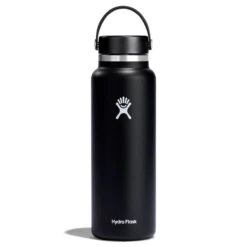 Hydro Flask 40 Oz Wide Mouth Water Bottle -Outdoor Adventure Shop Hydro Flask Wide Mouth 40oz Insulated Bottle Black