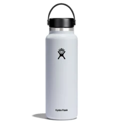 Hydro Flask 40 Oz Wide Mouth Water Bottle -Outdoor Adventure Shop Hydro Flask Wide Mouth 40oz Insulated Bottle White