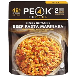 Peak Refuel Beef Pasta Marinara Freeze Dried Meal 7 Peak Refuel Beef Pasta Marinara Freeze Dried Meal -Outdoor Adventure Shop Peak Refuel Beef Pasta Marinara Freeze Dried Meal